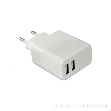 5V3.1A Dual USB EU Plug